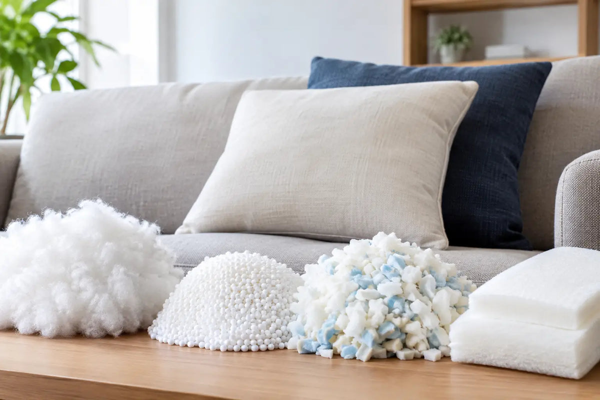 A Guide to Sofa Cushion Fillings That Last