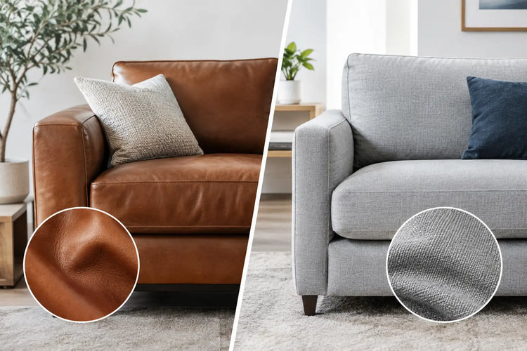 Leather Versus Performance Fabric for Sofas