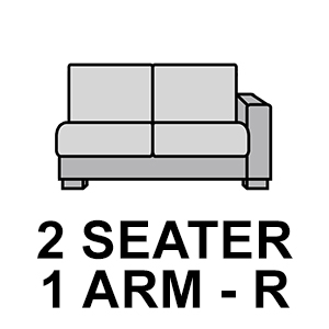 2 Seater – Single Arm – Right