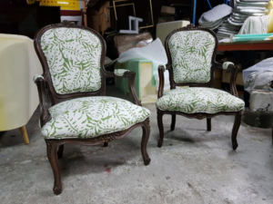 Reupholstered French Dining Chair