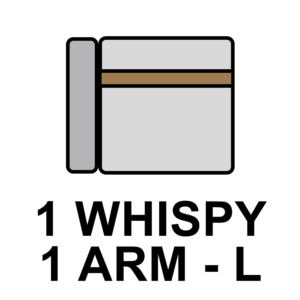 Single Whispy with Armrest – Left