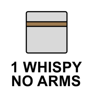 Single Whispy without Armrest